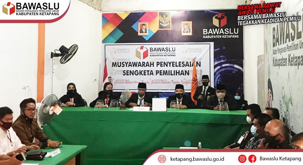 Bawaslu Ketapang Menolak Permohonan Bapaslon Perseorangan Yasir-Budi