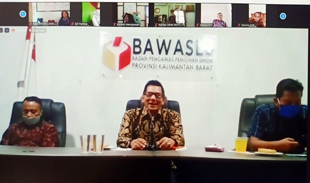 BAWASLU KETAPANG IKUTI RAPAT KOORDINASI YANG DISELENGGARAKAN OLEH BAWASLU KALBAR