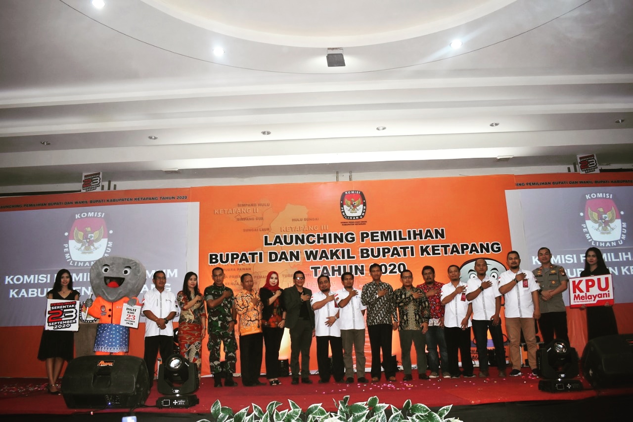 BAWASLU KETAPANG HADIR DIACARA LAUNCHING MASKOT PEMILIHAN BUPATI DAN WAKIL BUPATI KETAPANG TAHUN 2020 YANG DISELENGGARAKAN KPU KETAPANG