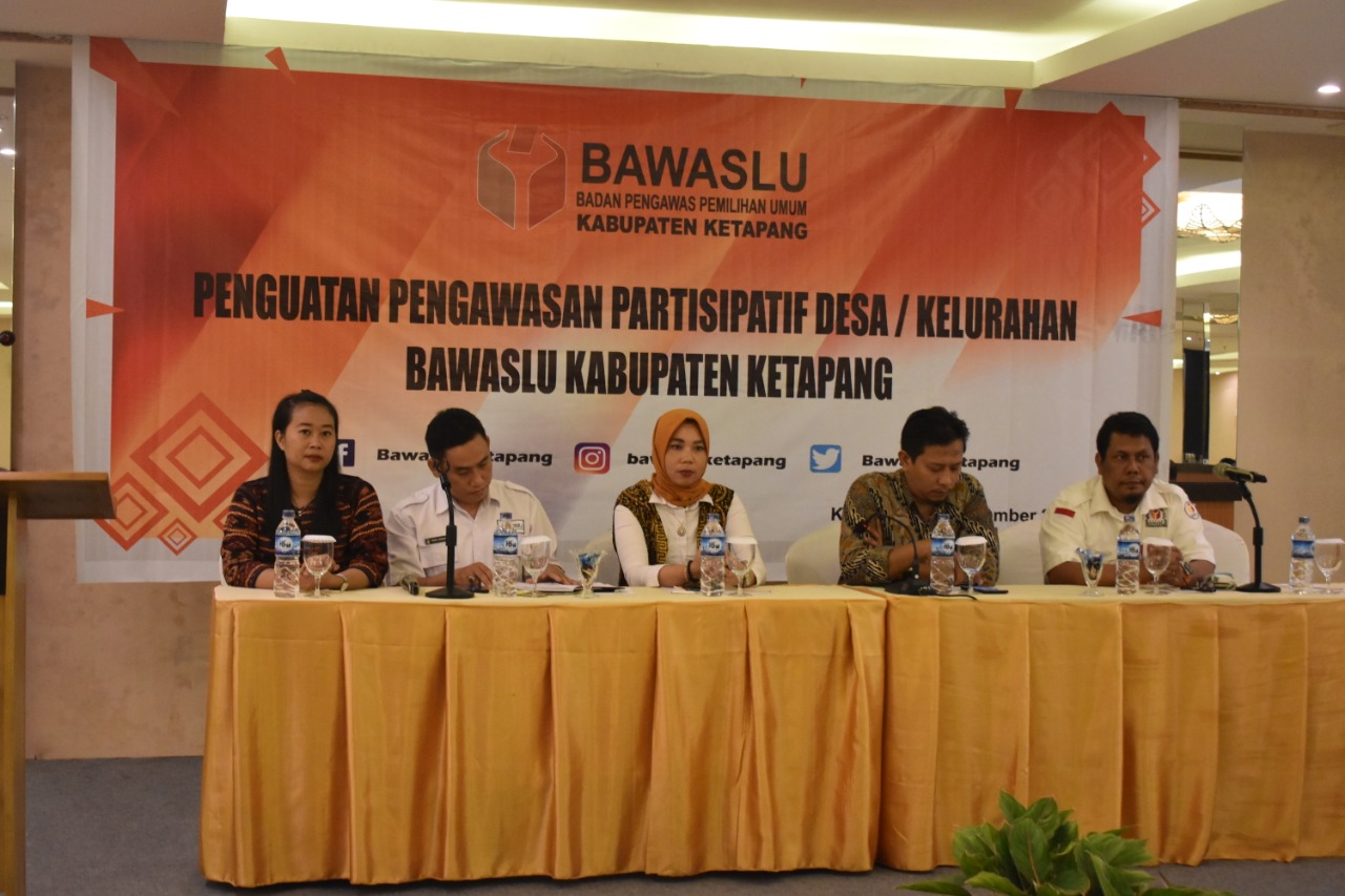 KEGIATAN PENGUATAN PARTISIPATIF DESA / KELURAHAN YANG DI SELENGGARAN OLEH BAWASLU KAB. KETAPANG