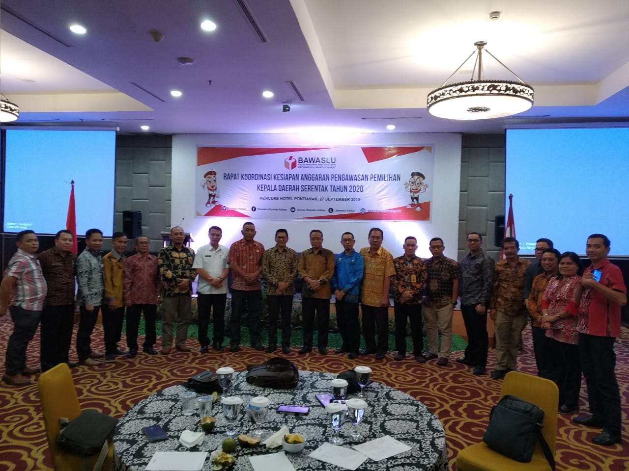 BAWASLU KABUPATEN KETAPANG HADIRI RAPAT KOORDINASI KESIAPAN ANGGARAN PENGAWASAN PEMILIHAN KEPALA DAERAH SERENTAK TAHUN 2020