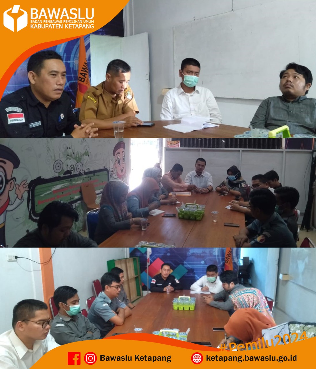 RAPAT AWAL BULAN BAWASLU KABUPATEN KETAPANG