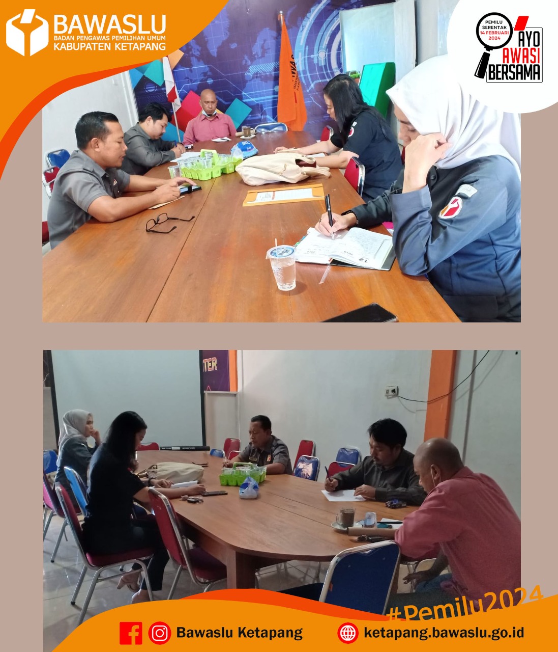 RAPAT PLENO PIMPINAN BAWASLU KABUPATEN KETAPANG (18 JULI 2022)