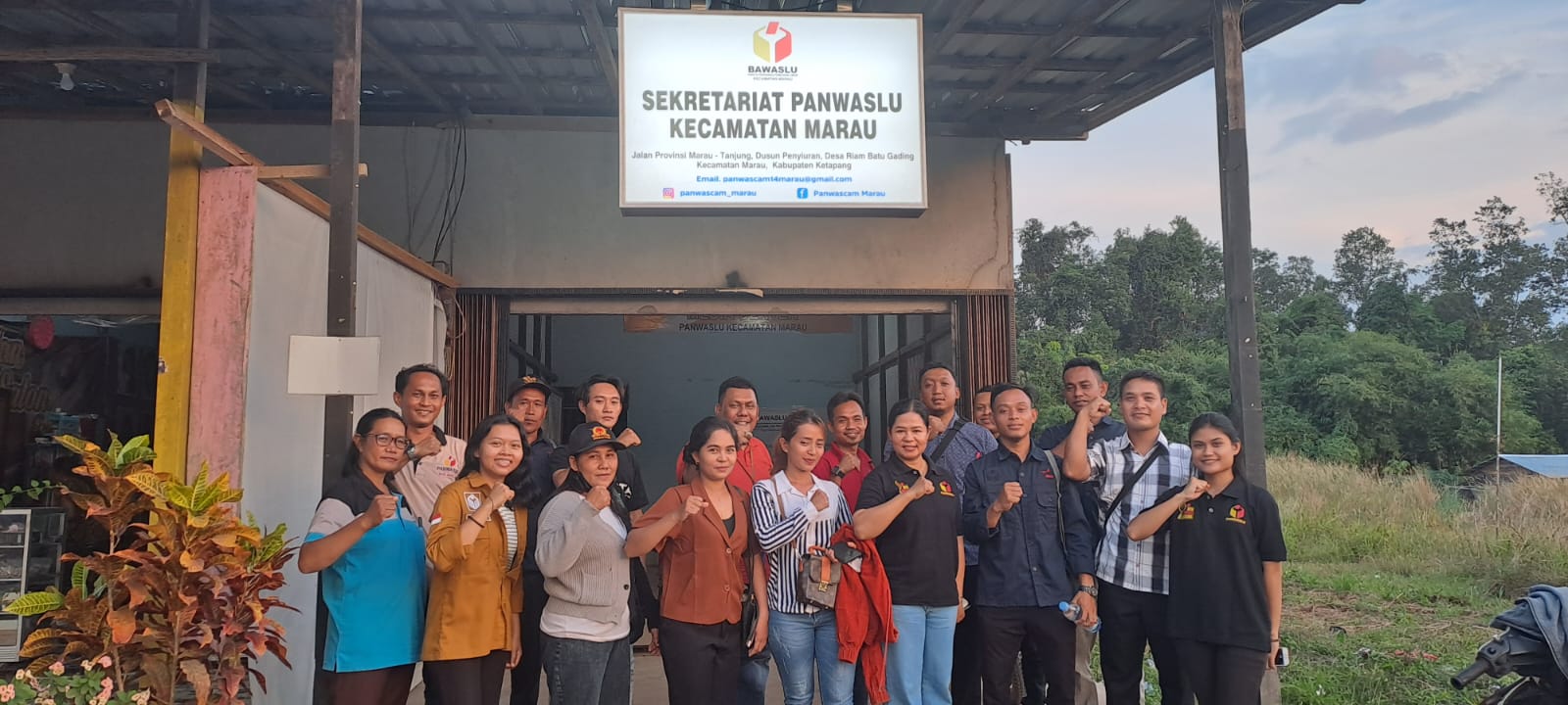 Kordiv Pencegahan, Parmas dan Humas melakukan Evaluasi dan Monitoring kepada Sejumlah Sekretariat Kecamatan di Kabupaten Ketapang