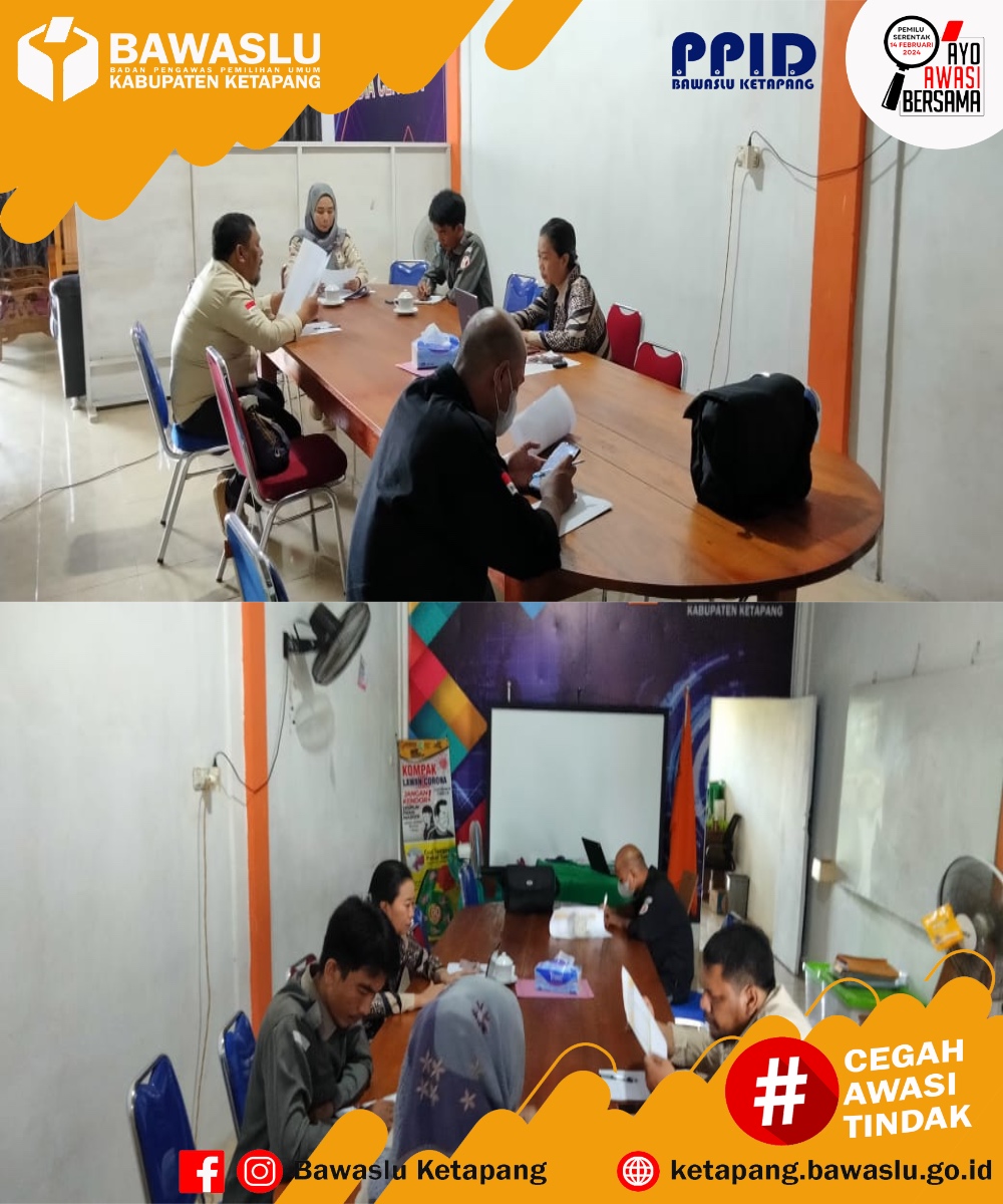 Rapat Pleno Persiapan Tahap Tes Tulis Panwascam