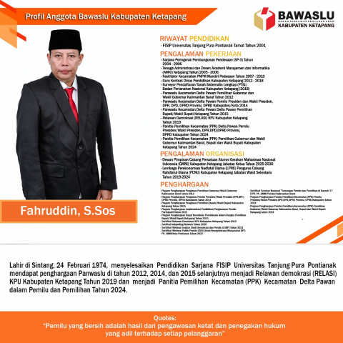 FOTO PAK FAHRUDIN, S.SOS