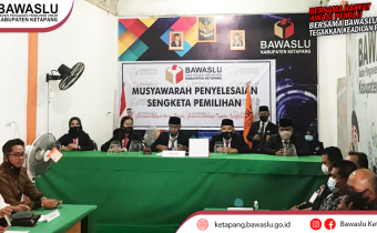 Bawaslu Ketapang Menolak Permohonan Bapaslon Perseorangan Yasir-Budi