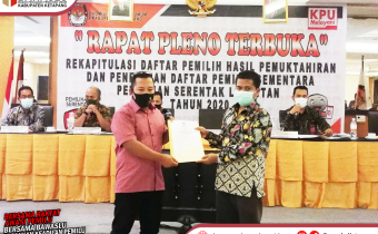 Bawaslu Ketapang Awasi Rapat Pleno Rekapitulasi Daftar Pemilih