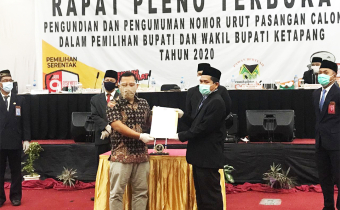 Nomor Urut Paslon Pemilihan Bupati dan Wakil Bupati Ketapang Tahun 2020