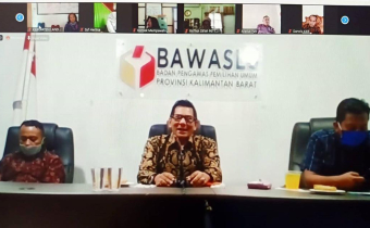 BAWASLU KETAPANG IKUTI RAPAT KOORDINASI YANG DISELENGGARAKAN OLEH BAWASLU KALBAR