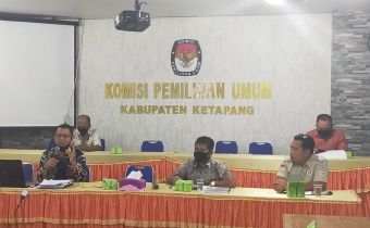 KETUA BAWASLU KETAPANG IKUTI KEGIATAN KOORDINASI PERSIAPAN VERIFIKASI FAKTUAL