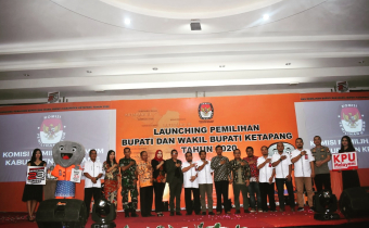 BAWASLU KETAPANG HADIR DIACARA LAUNCHING MASKOT PEMILIHAN BUPATI DAN WAKIL BUPATI KETAPANG TAHUN 2020 YANG DISELENGGARAKAN KPU KETAPANG