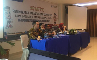 BIMTEK PENINGKATAN KAPASITAS DAN KAPABILITAS SDM DAN SEKRETARIAT PANWASCAM SE KABUPATEN KETAPANG TAHUN 2019