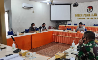 RAPAT KOORDINASI PEMBUKAAN KOTAK SUARA PEMILIHAN BUPATI DAN WAKIL BUPATI TAHUN 2020