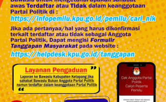 Periksa Data Identitas Diri & Keterkaitan dengan Partai Politik