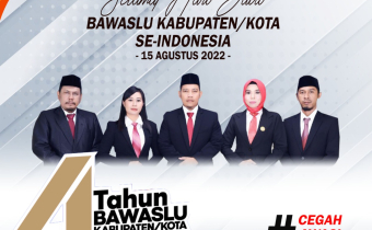 Hari Jadi Bawaslu Kabupaten/Kota se-Indonesia