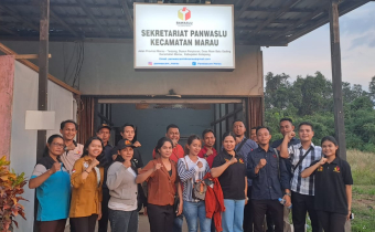 Kordiv Pencegahan, Parmas dan Humas melakukan Evaluasi dan Monitoring kepada Sejumlah Sekretariat Kecamatan di Kabupaten Ketapang